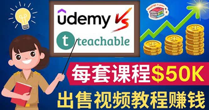 制作出售视频课程并快速进行粉丝变现的方法，轻松获利5万美元以上网创吧-网创项目资源站-副业项目-创业项目-搞钱项目v创吧