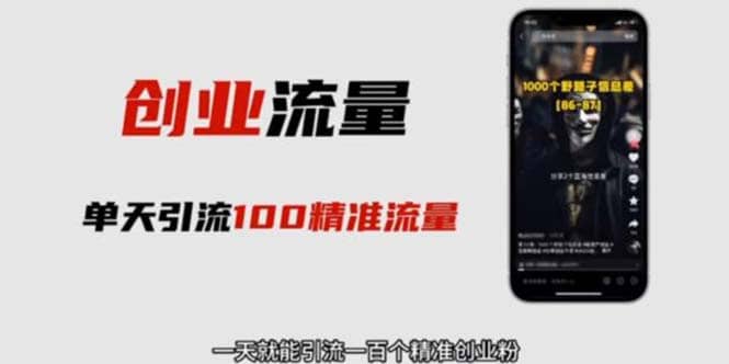 自媒体音频加图文制作视频 一天引流一百个精准创业粉【音频软件+图片素材】网创吧-网创项目资源站-副业项目-创业项目-搞钱项目v创吧