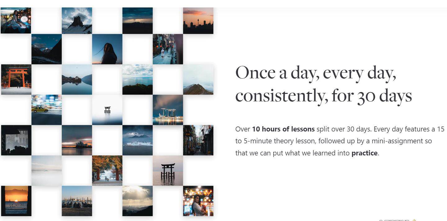 网红摄影师Pat Kay – 30天摄影基础知识加速器教程-30节课-中英字幕v创吧-网创项目资源站-副业项目-创业项目-搞钱项目v创吧