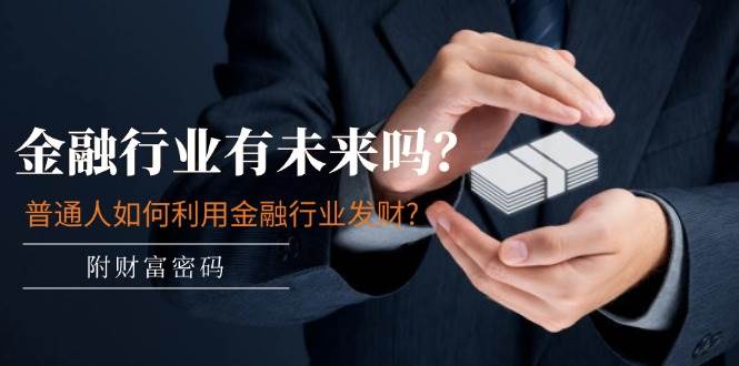 某付费文章：金融行业有未来吗？普通人如何利用金融行业发财?(附财富密码)v创吧-网创项目资源站-副业项目-创业项目-搞钱项目v创吧